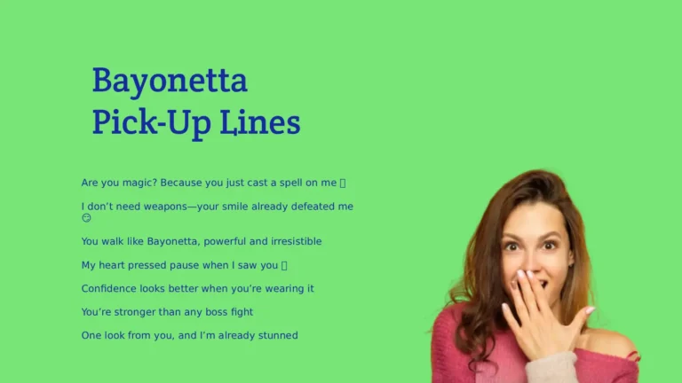 Bayonetta Pick-Up Lines That Actually Work