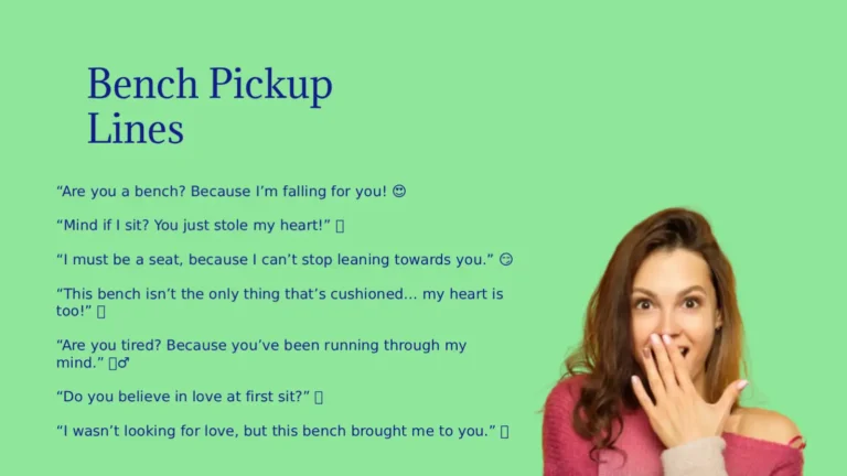 Top Funny Bench Pickup Lines in 2026
