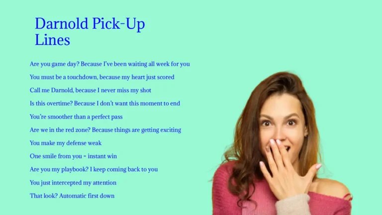Darnold Pickup Lines in 2026 – Funny, Smart & Fan-Favorite Lines