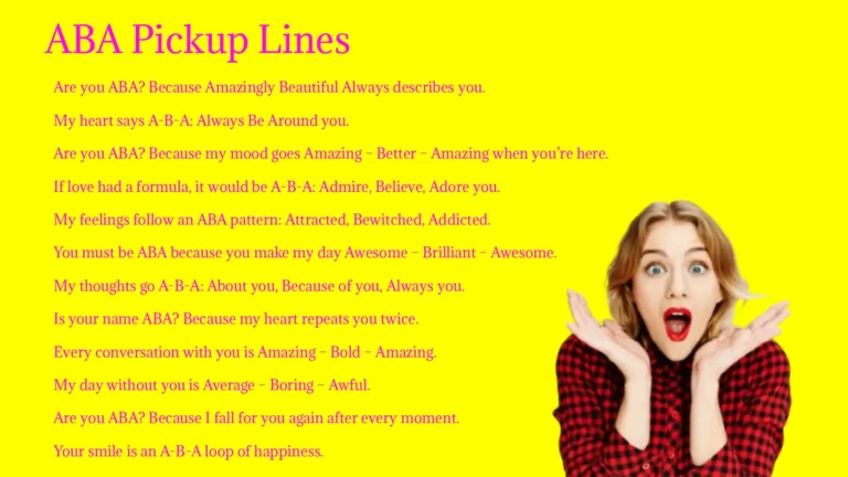 ABA Pickup Lines in 2026