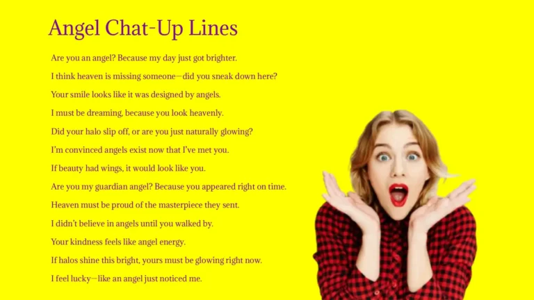 Angel Chat-Up Lines