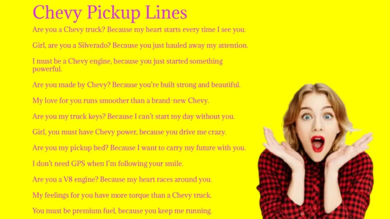Chevy Pickup Lines in 2026