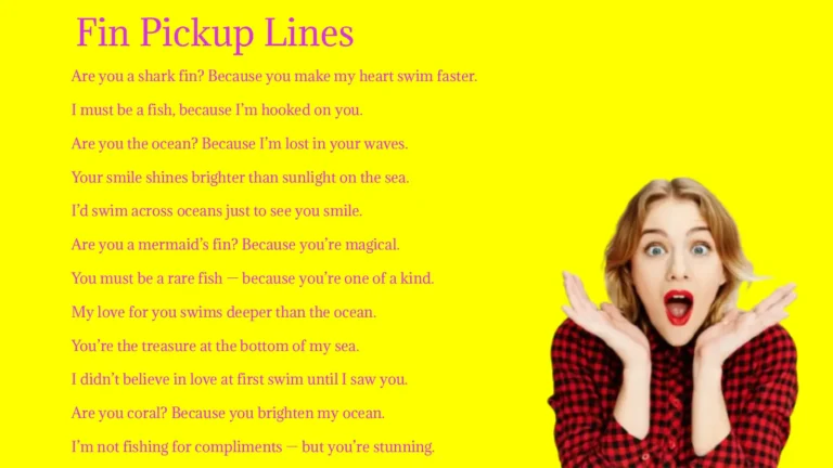 Fin Pickup Lines in 2026